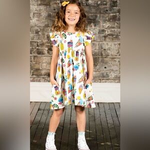 Rock Your Kid Tropicana Dress  sz 7